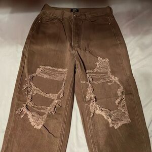 Straight leg jeans